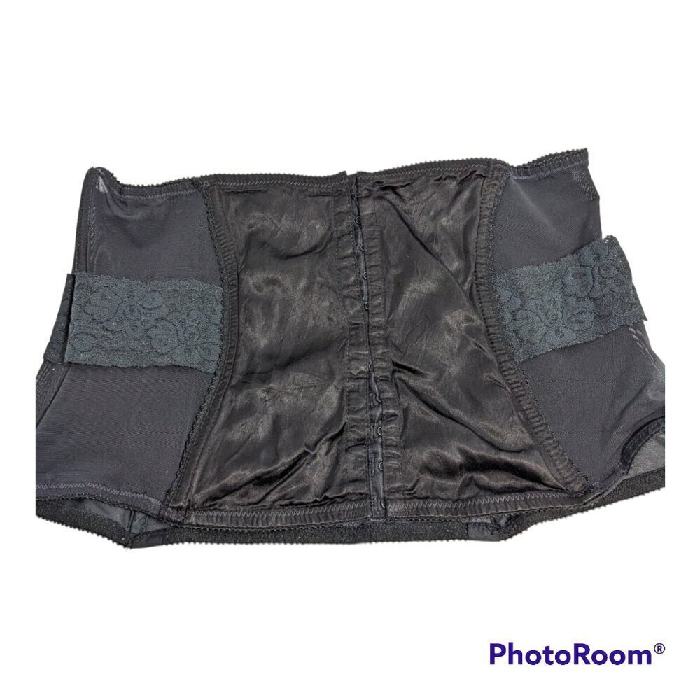 Women Corset Waist Cincher Trainer Waistband Belt Under Bust Mesh Lace